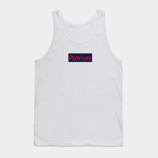 Patriots Box Logo 1 Tank Top